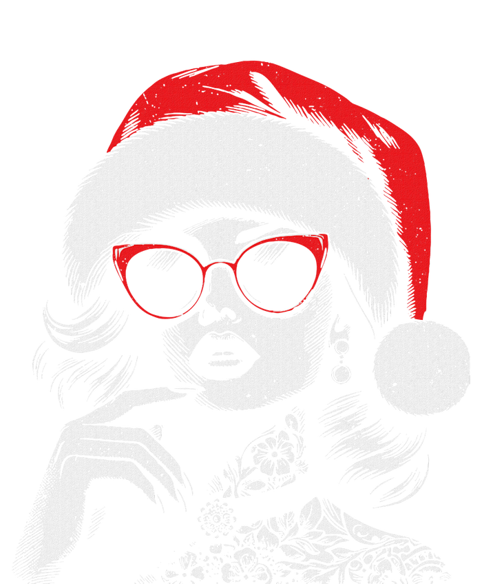 Stylish Mrs Claus Merry Christmas Xmas Vintage Women T-Shirt