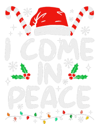 I Come In Peace Matching Peace Couples Santa Hat Christmas T-Shirt