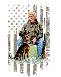 Hunting Trump Camouflage Usa Flag Duck Hunting Season Maga T-Shirt