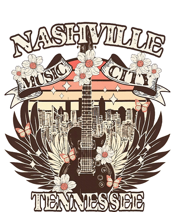 Nashville Tennessee Guitar Country Music City Guitarist T-Shirt