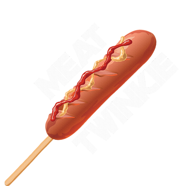 Meat Twinkie Corn Dog For Lovers Dogs Foodie Sausage Premium T-Shirt