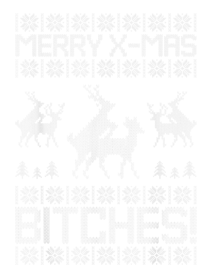 Merry Xmas Bitches Reindeer Adult Ugly Christmas Sweater T-Shirt