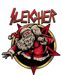 Rock Sleigher Santa Claus Heavy Metal Christmas Tie-Dye T-Shirt