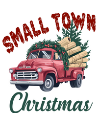 Small Town Christmas Holiday Red Truck Christmas Tree T-Shirt