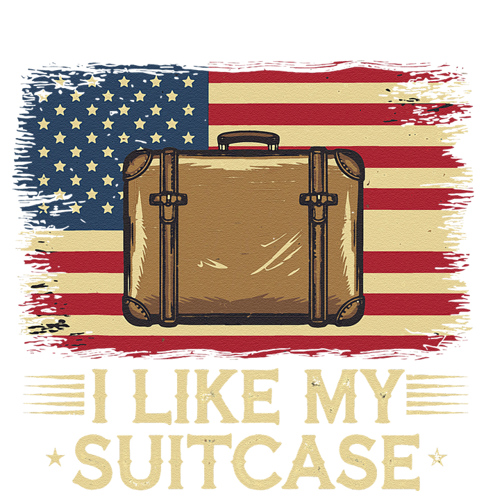 Vintage Funny I Like My Suitcase Trump Meme Softstyle Adult Sport Polo