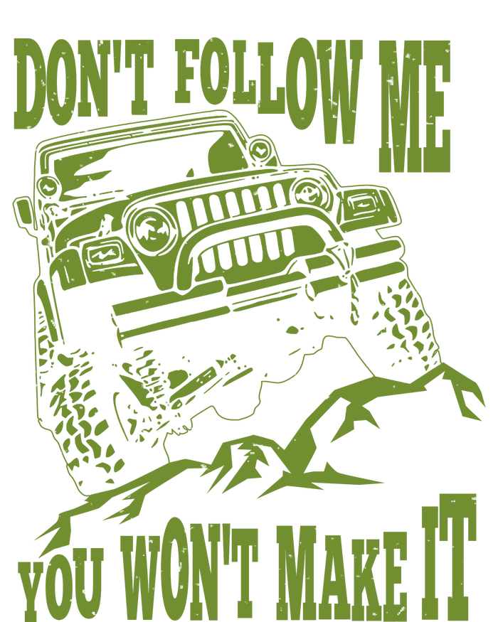 DonT Follow Me You WonT Make It Car Valucap Bio-Washed Visor