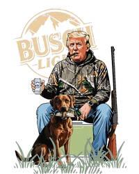 Retro Trump Hunting Deer Funny Beer Drinking Beer Hunting Cooling Performance Crew T-Shirt