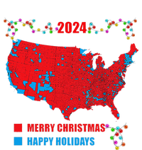 2024 Electoral Map Merry Christmas Trump Landslide Holiday T-Shirt