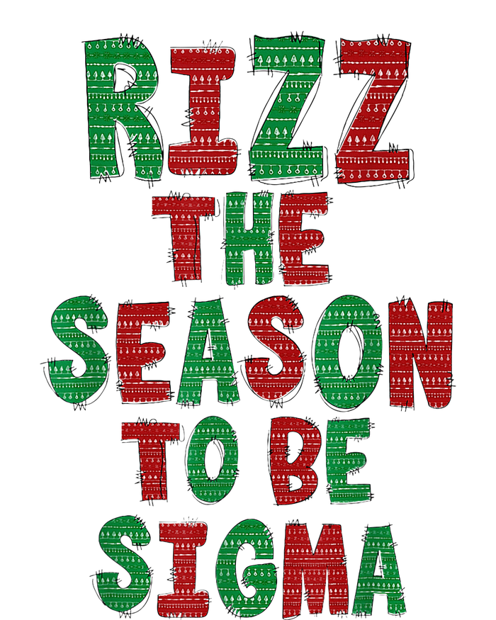 Rizz The Season Funny Gen Alpha Slang Christmas Teacher T-Shirt