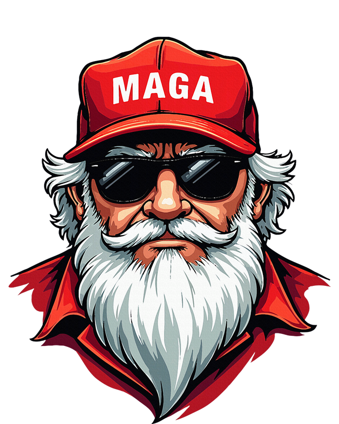 Funny Donald Trump Santa Claus Maga Christmas Holiday T-Shirt