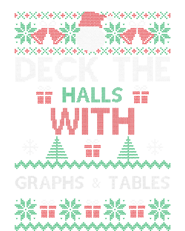 Deck The Halls With Graphs And Tables Christmas Xmas Pajamas T-Shirt