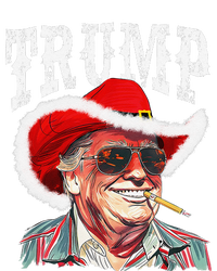 Trump Santa Cowboy Hat Christmas Texas Western Howdy Xmas T-Shirt