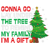 Gonna Go Lay Under The Tree Funny Family Christmas Performance Long Sleeve Polo