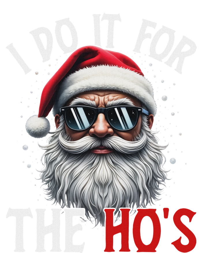 Funny Christmas Santa Claus I Do It For The Hos Cute Xmas Long Sleeve T-Shirt