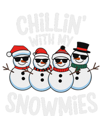 Chillin With My Snowmies Funny Snowman Christmas Premium Hoodie