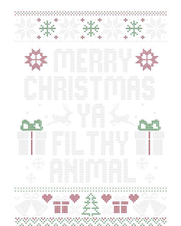 Merry Christmas Animal Filthy Ya Xmas Pajama T-Shirt