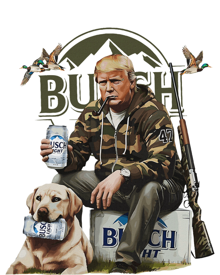 Retro Trump Hunting Deer Funny Beer Drinking Beer Hunting Tote Bag