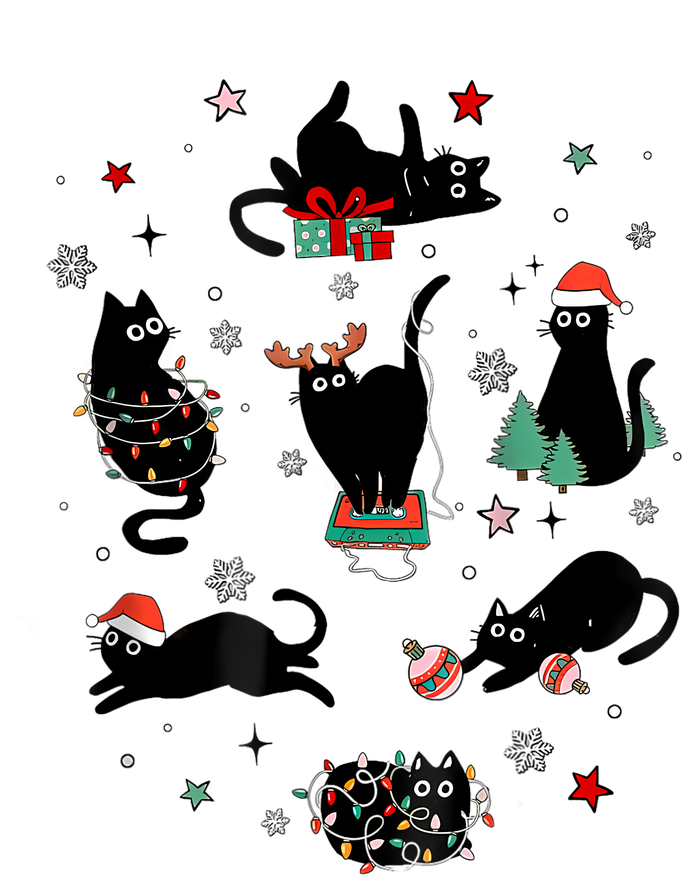 Christmas Black Cats T-Shirt