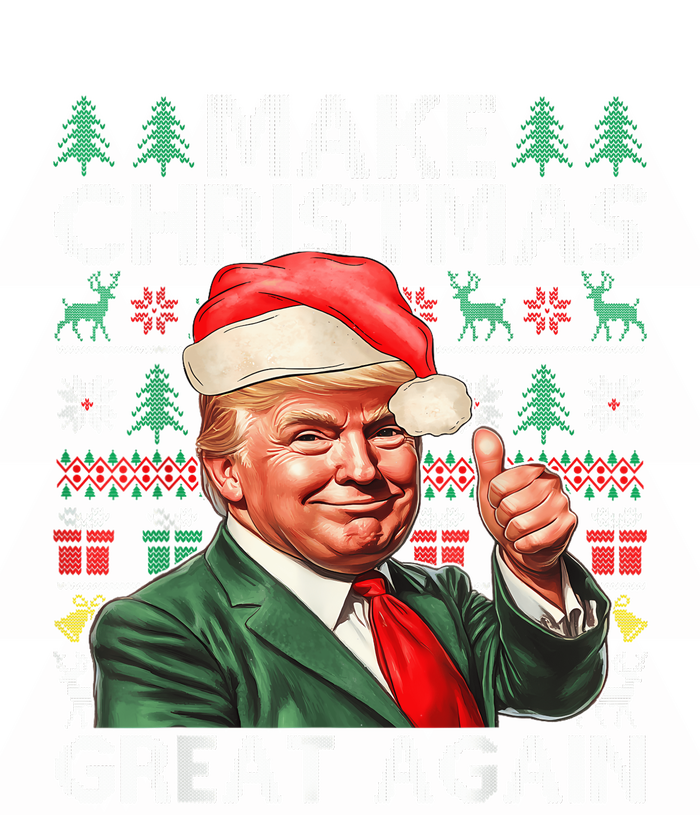 Make Christmas Great Again Funny Trump Xmas Snow Pajama Ugly City Backpack