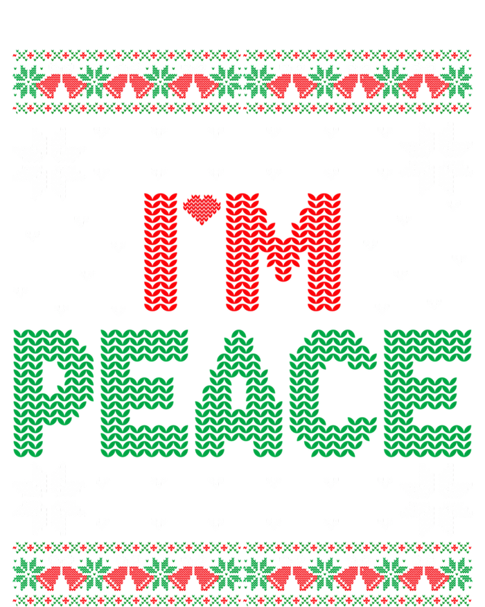 I Come In Peace IM Peace Matching Ugly Christmas Sweater Sweatshirt T-Shirt