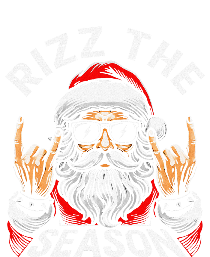 Punk Rock Retro Rizz The Season Funny Santa Clause Rizzler Sustainable Beanie