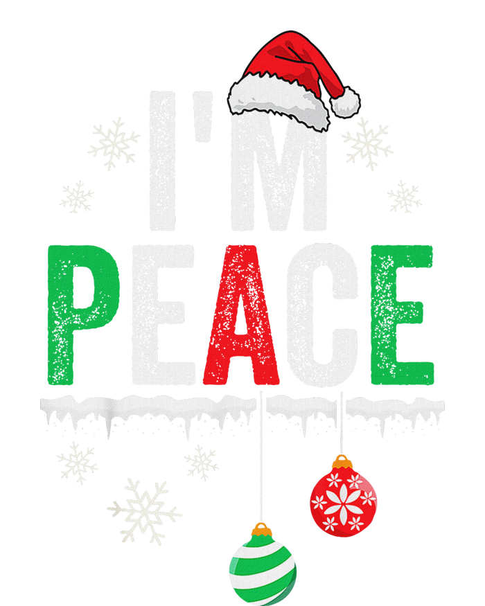 IM Peace I Come In Peace Funny Matching Couple Christmas T-Shirt