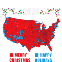 2024 Electoral Map Merry Christmas Trump Landslide Holiday T-Shirt