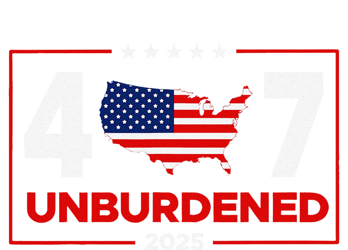 Unburdened By What Has Been Trump Flag 2024 2025 T-Shirt