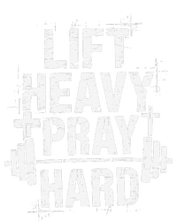 Lift Heavy Pray Hard Gym Christian Jesus Lover T-Shirt