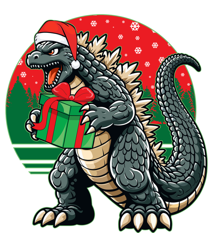 Cool Christmas Santa Japanese Monster Kaiju Sustainable Beanie