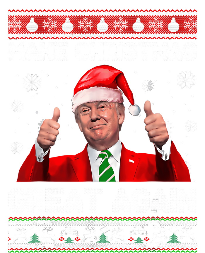 Make Christmas Great Again Ugly Xmas Funny Trump Sweatshirt