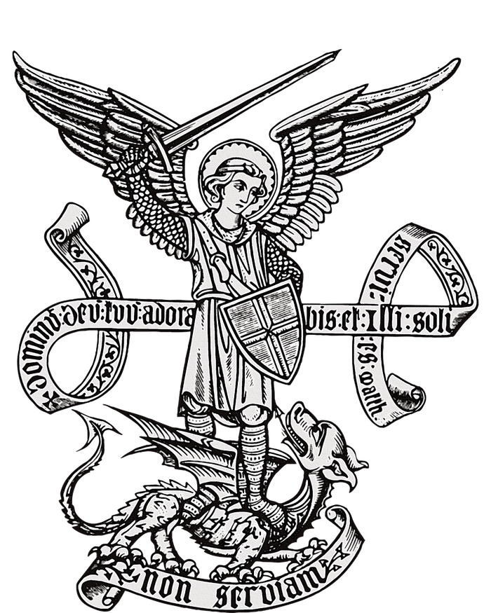 St Michael Archangel Catholic Angel Defend Us T-Shirt