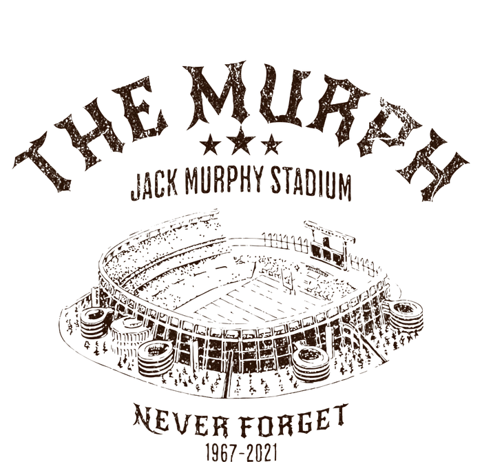 The Murph Jack Murphy Stadium San Diego Baseball Full Zip Hoodie