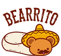 Mexican Bearrito Teddy Bear Burrito With Mustache Women's Tri-Blend 3/4-Sleeve Raglan Shirt