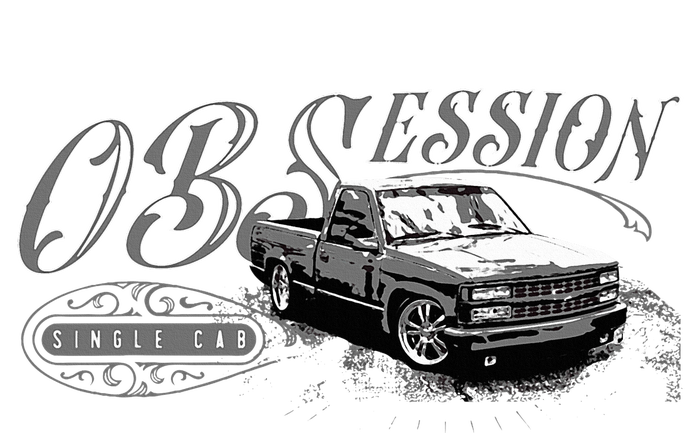 Obs Single Cab Truck Old Body Style Retro Vintage Ck Truck T-Shirt