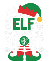 IM Not An Elf IM Just Short Merry Christmas Elf Xmas Funny Women's Pullover Hoodie