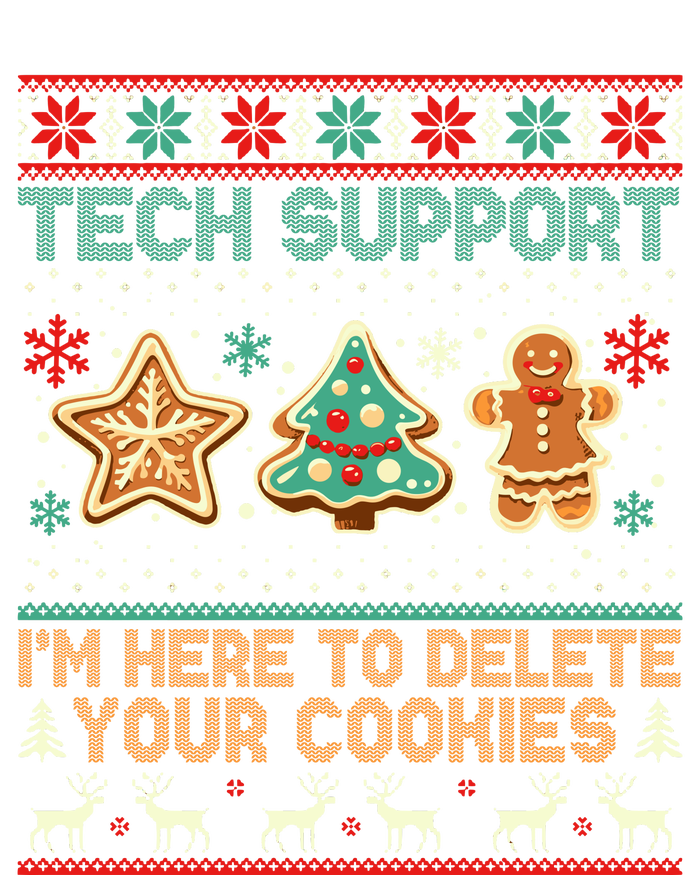 Techsupport I’M Here To Delete Your Cookies Christmas Softstyle Adult Sport Polo