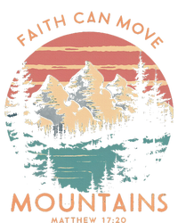 Faith Can Move Mountains Religious Christian Camping Gift Kids Sweatshirt