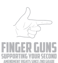 Finger Guns Supporting Your 2nd Amendment Rights Women's T-Shirt