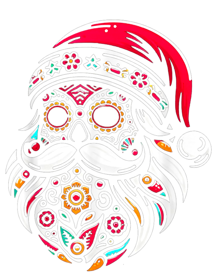 Santa Mexico Calavera Christmas Bumper Sticker