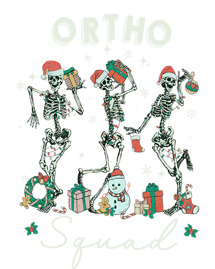 Ortho Squad Christmas Skeleton Orthopedics Nurse Rn Crew Cute Gift T-Shirt