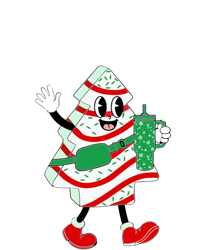 Out Here Looking Like A Snack Christmas Tree Cake Cute Gift Tote Bag