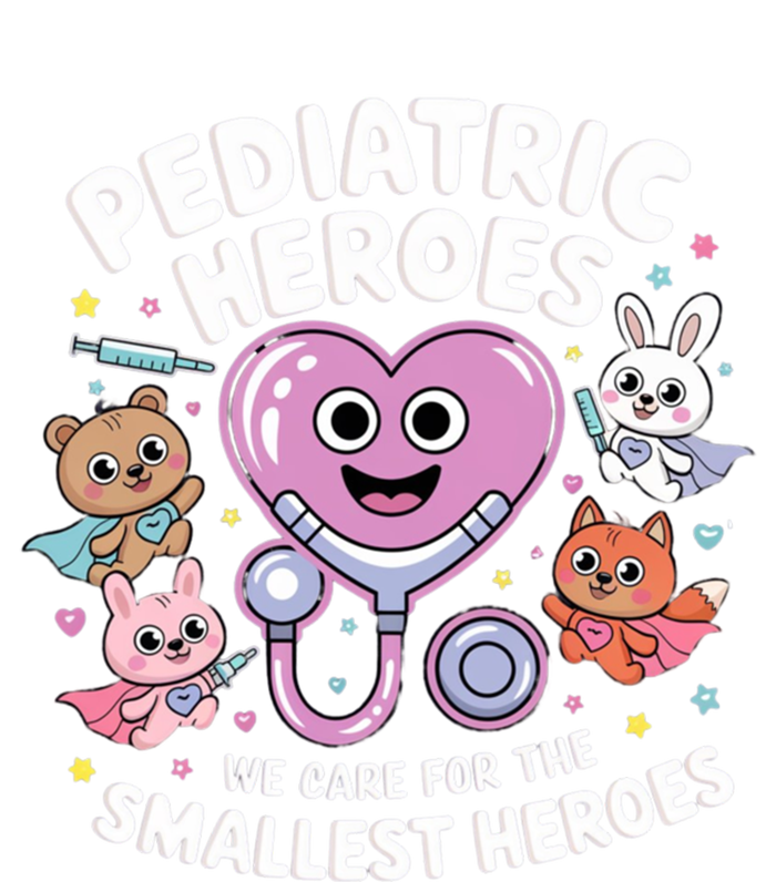 Pediatric Superhero Heart Stethoscope Nurse Gift Kids Hoodie