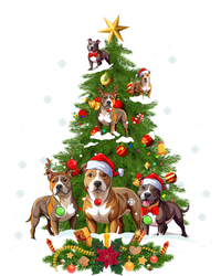 Pitbull Christmas Tree Pitbull Dog Xmas Party Great Gift T-Shirt