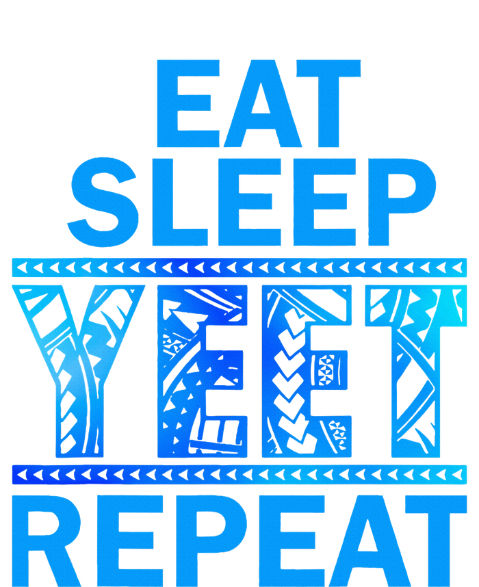 Eat Sleep Yeet Repeat Vintage Yeet Apparel Saying Flat Bill Trucker Hat