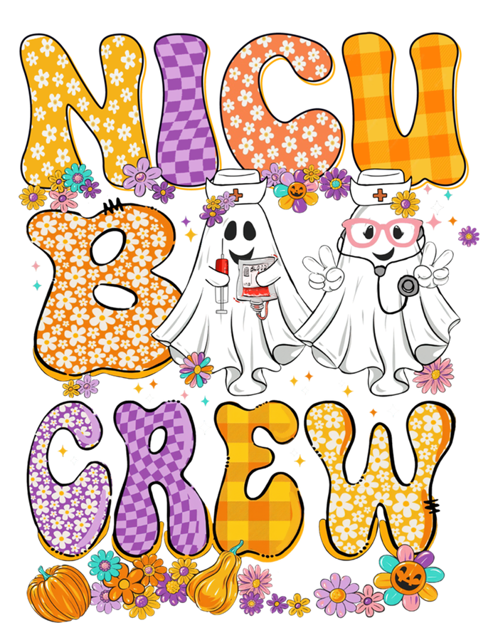 Retro Nicu Boo Crew Stethoscope Nicu Nurse Halloween Costume Gift T-Shirt