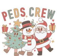 Retro Peds Crew Christmas Pediatric Nurse Nursing Group Gift Ceramic Bell Ornament