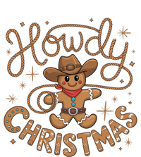 Funny Howdy Christmas Gingerbread Cow Rodeo Western Xmas Cute Gift T-Shirt