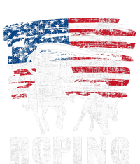 Team Roping Roper Usa American Flag Header Heeler Horse PosiCharge Competitor Tank