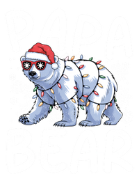 Funny Papa Bear Christmas Santa Hat Lights Snowflakes Xmas Gift T-Shirt